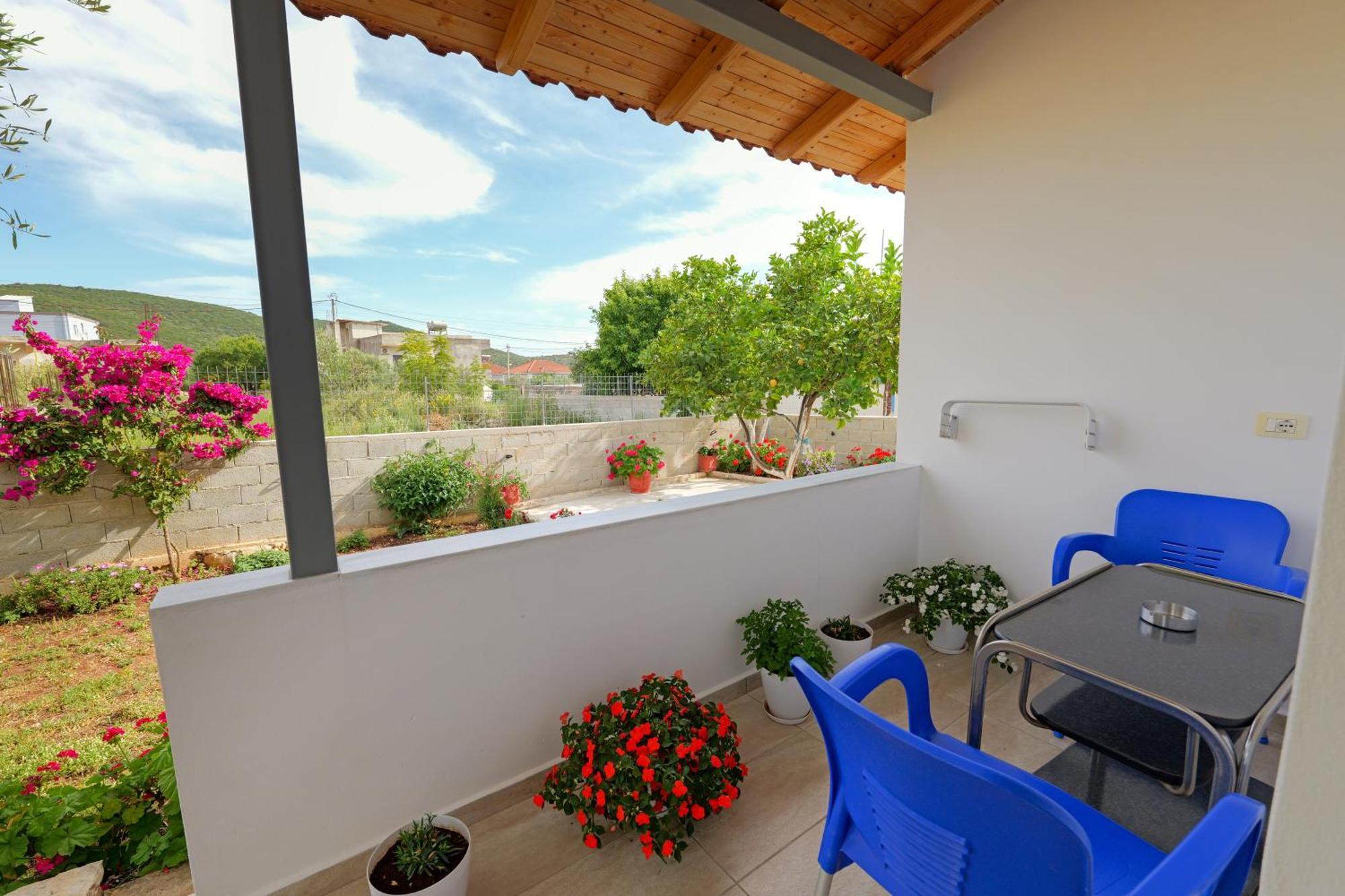 Brahimi Guest House Ksamil Bagian luar foto